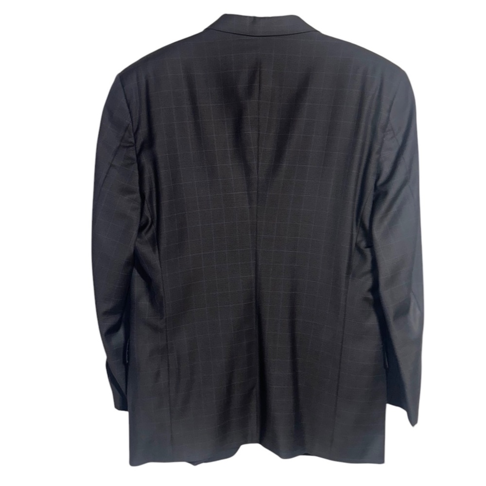 Hickey Freeman DIPLOMAT 44R Luxury 2PC Suit Loro Piana Super 120’s Fine Wool - Picture 4 of 12